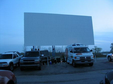 Miracle Twin Drive-In Theatre - BLUE SCREEN PHOTO FROM ROBERT